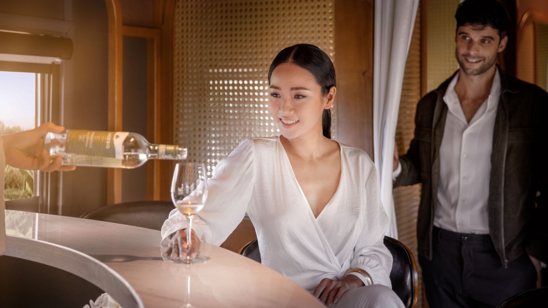 Luxury train in Vietnam